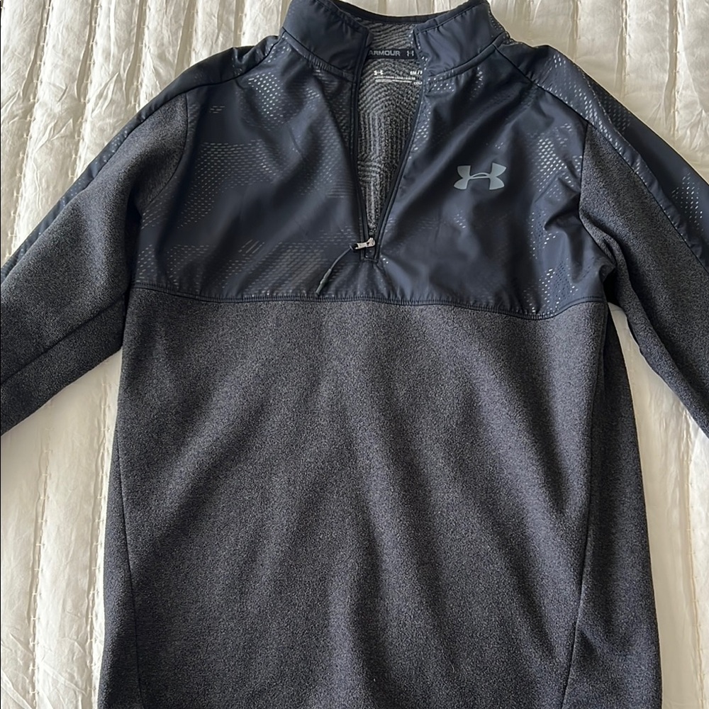 Under Armour Gray Quarter-Zip Pullover